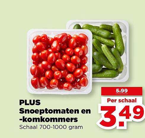 PLUS Snoeptomaten en -komkommers
