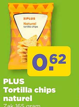 PLUS Tortilla chips naturel