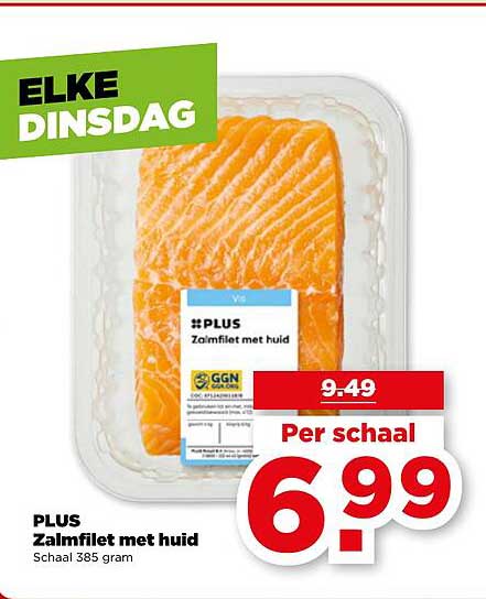 PLUS Zalmfilet met huid