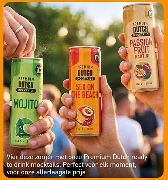Premium Dutch ready to drink mocktails