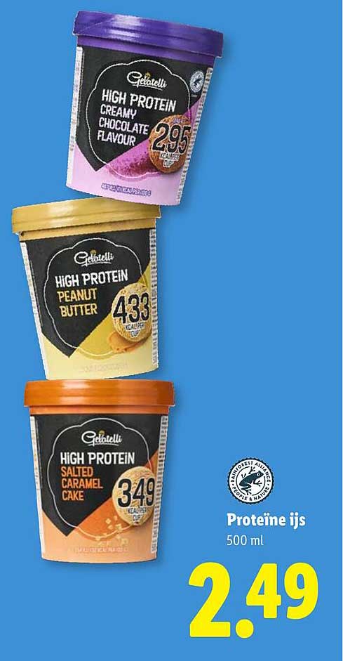 Proteïne ijs 500 ml