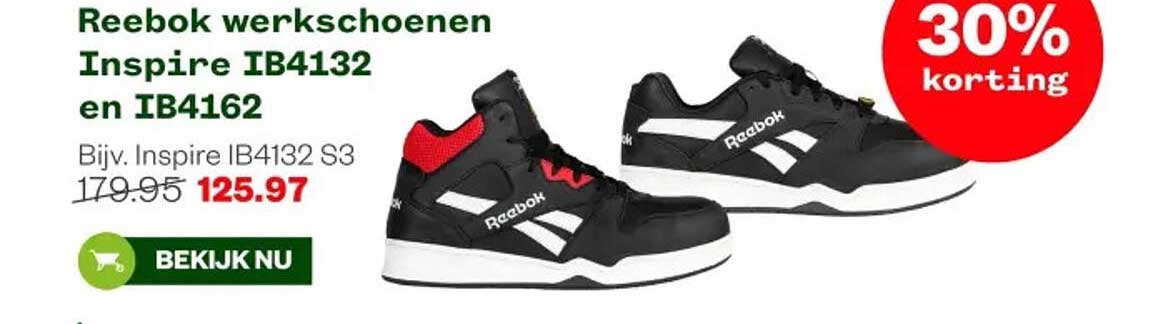 Reebok werkschoenen Inspire IB4132 en IB4162
