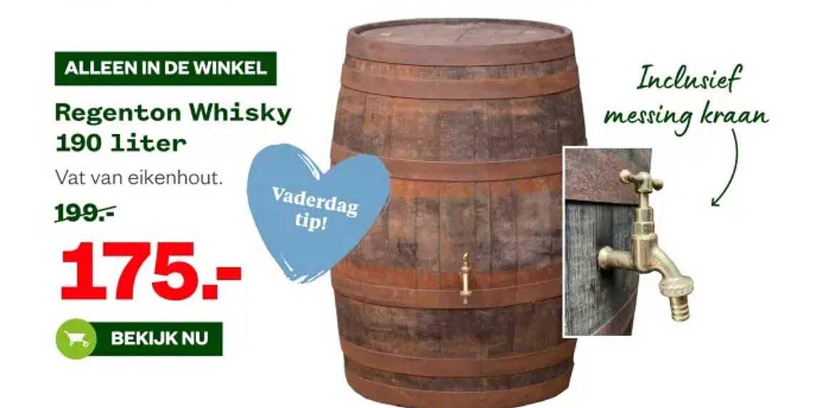 Regenton Whisky 190 liter