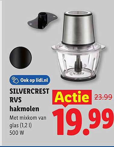 SILVERCREST RVS hakmolen