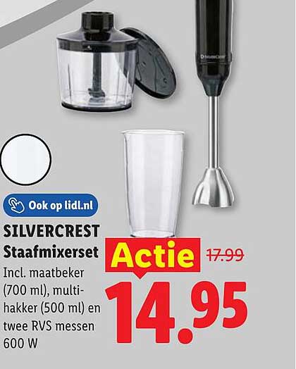 SILVERCREST Staafmixerset Actie