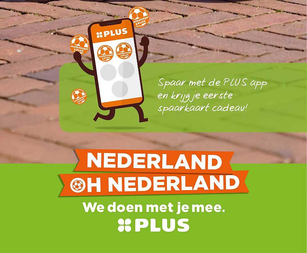 Spaar met de PLUS app en krijg je eerste spaarkaart cadeau!