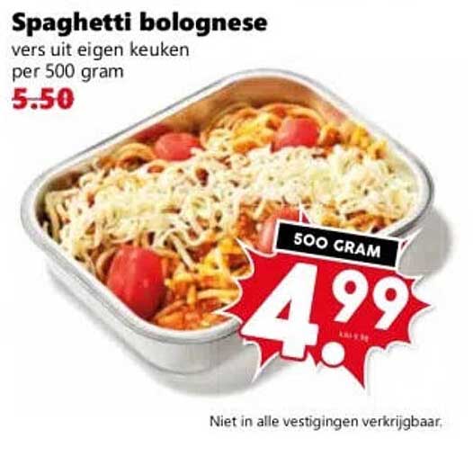 Spaghetti bolognese