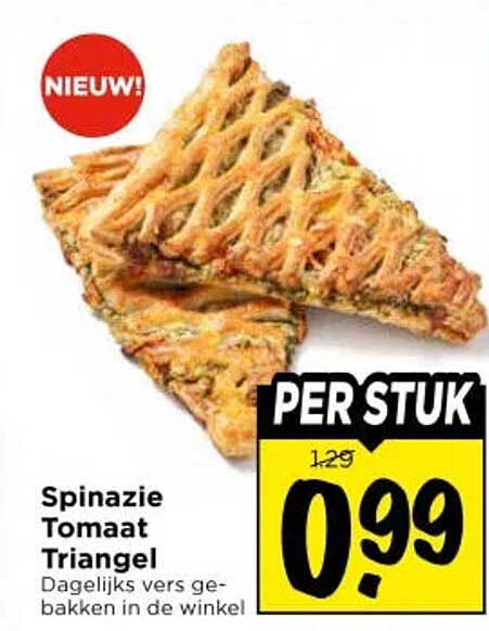 Spinazie Tomaat Triangel