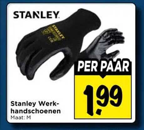 Stanley Werkhandschoenen Maat: M PER PAAR