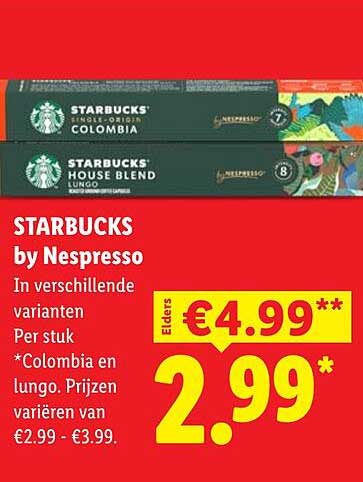 STARBUCKS by Nespresso