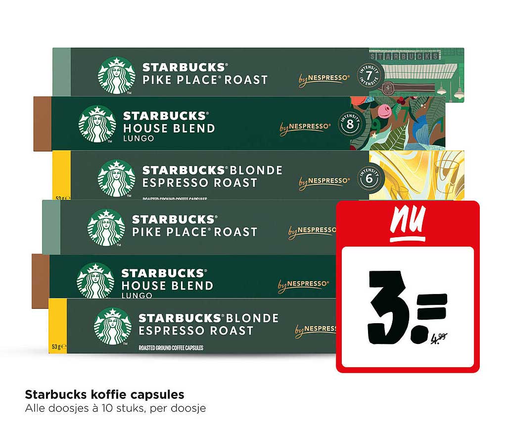 Starbucks koffie capsules