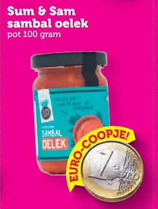 Sum & Sam sambal oelek pot 100 gram
