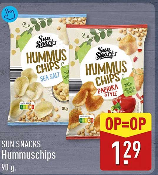 SUN SNACKS Hummuschips 90 g OP=OP