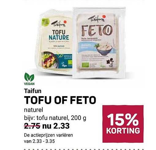 Taifun TOFU OF FETO naturel