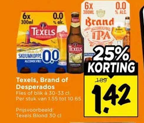 Texels, Brand of Desperados