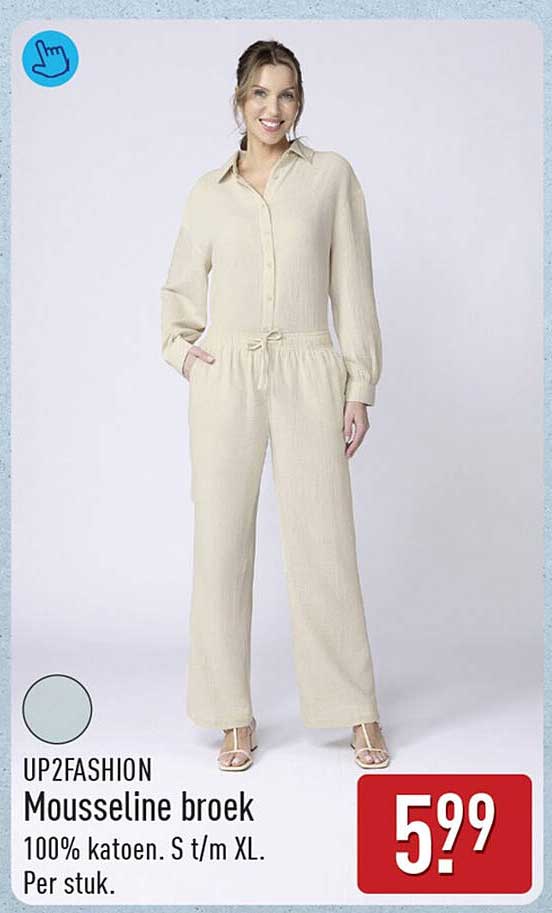 UP2FASHION Mousseine broek