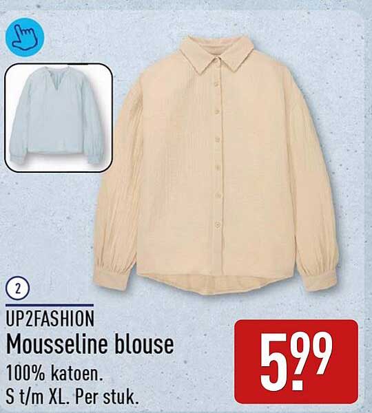 UP2FASHION Mousseline blouse