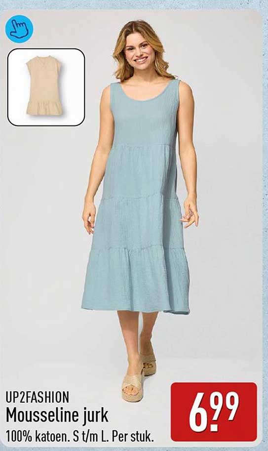 UP2FASHION Mousseline jurk