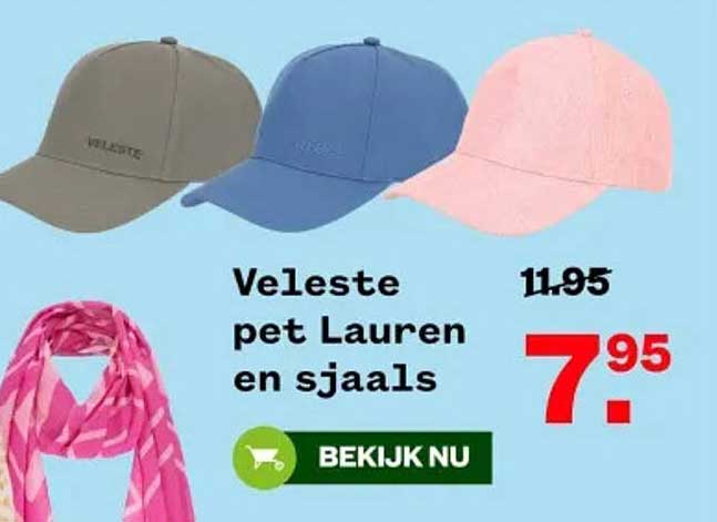 Veleste pet Lauren en sjaals