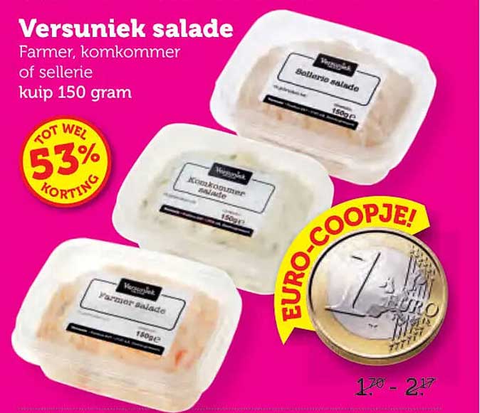 Versniek salade Famerr, komkommer of selerie kuip 150 gram