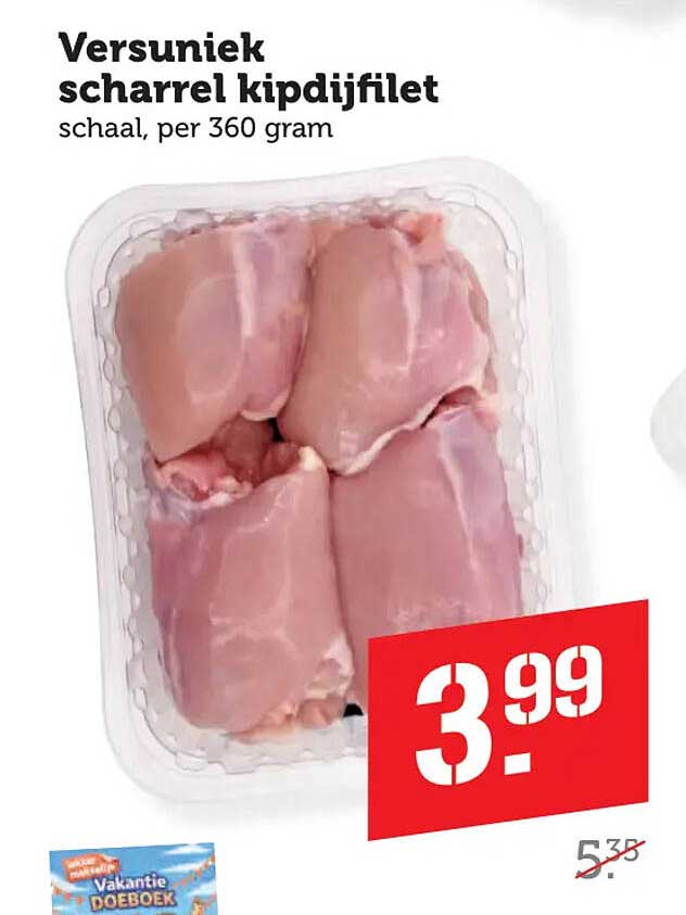 Versuniek scharrel kipdijfilet