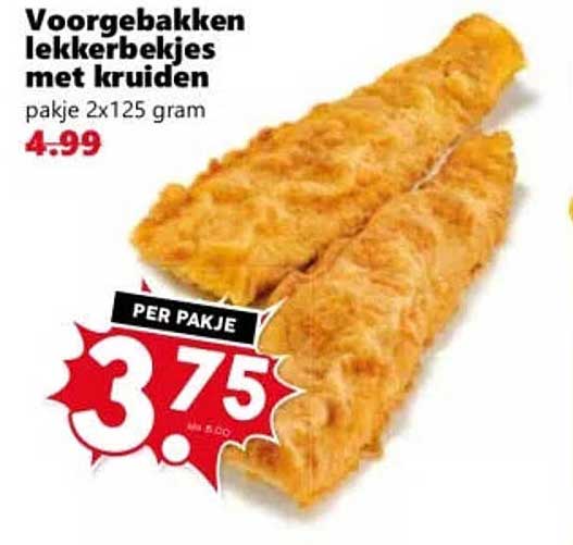 Voorgebakken lekkerbekjes met kruiden