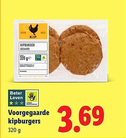 Voorgegaarde kipburgers
