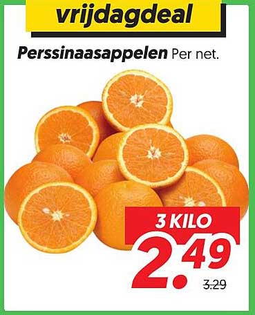 vrijdagdeal Perssinaasappelen Per net. 3 KILO