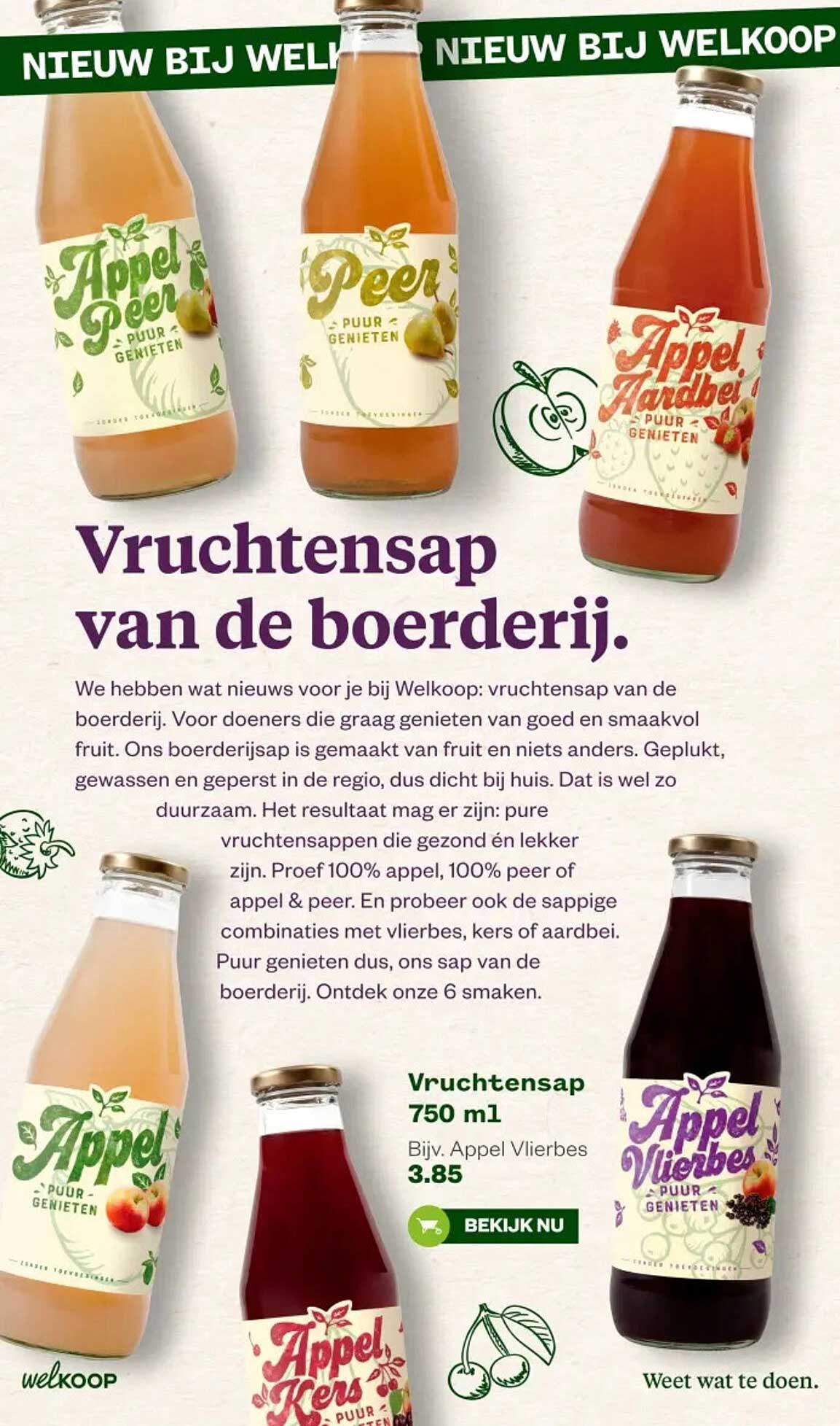 Vruchtensap van de boerderij