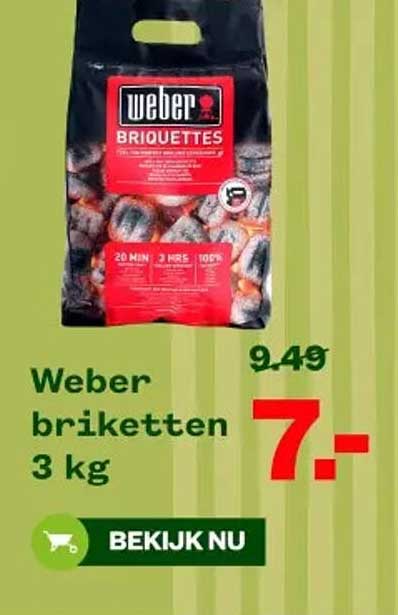 Weber briketten 3 kg