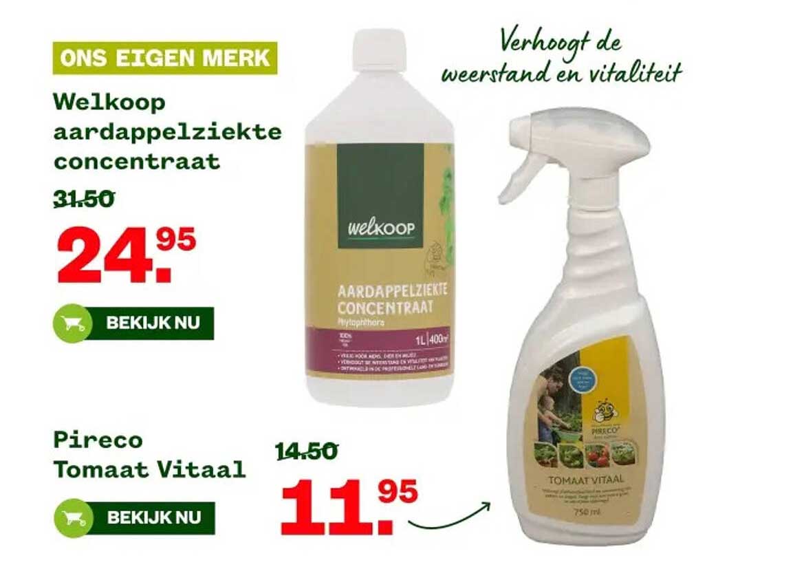 Welkoop aardappelziekte concentraat