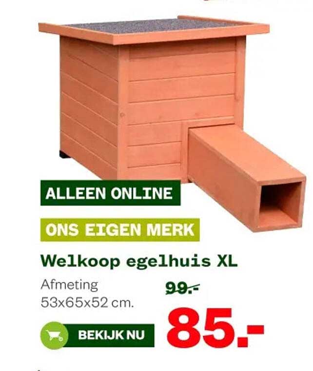 Welkoop egelhuis XL