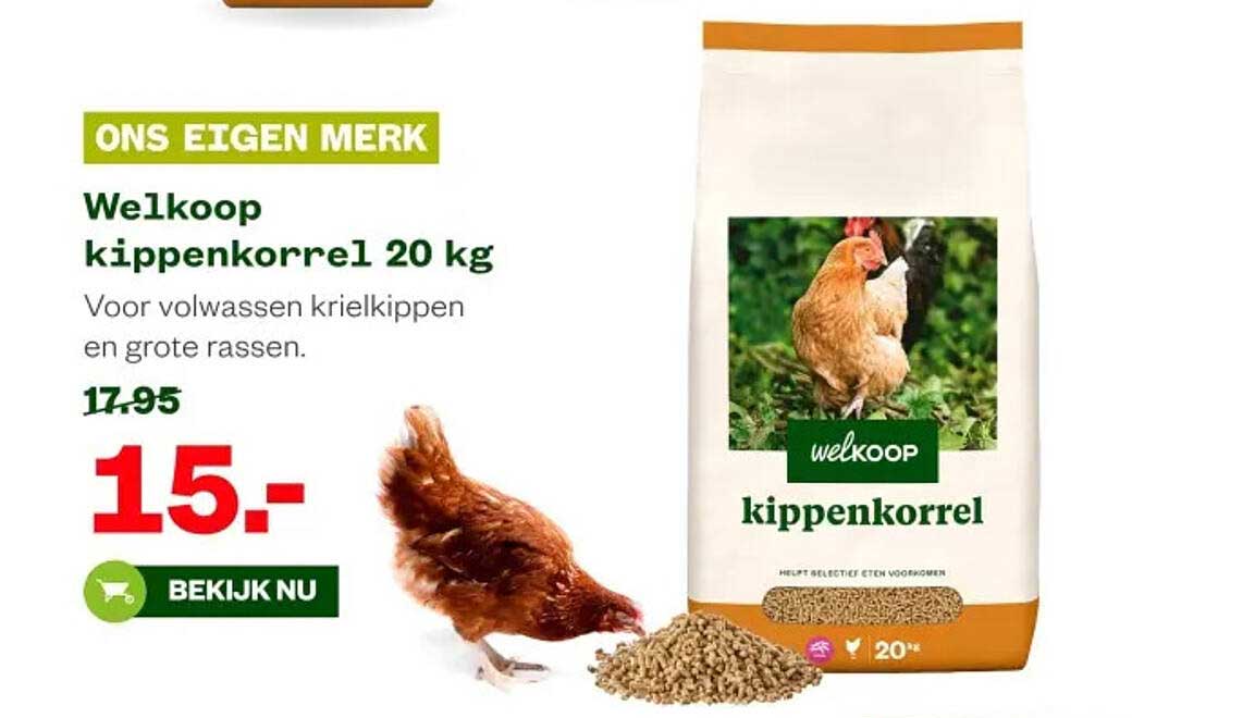 Welkoop kippenkorrel 20 kg