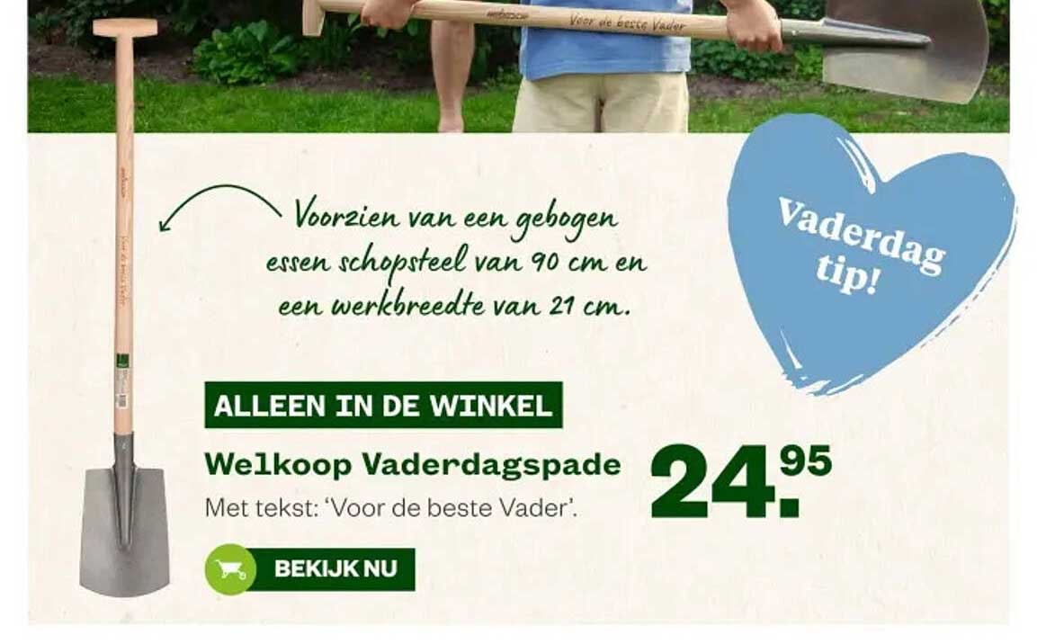 Welkoop Vaderdagspade