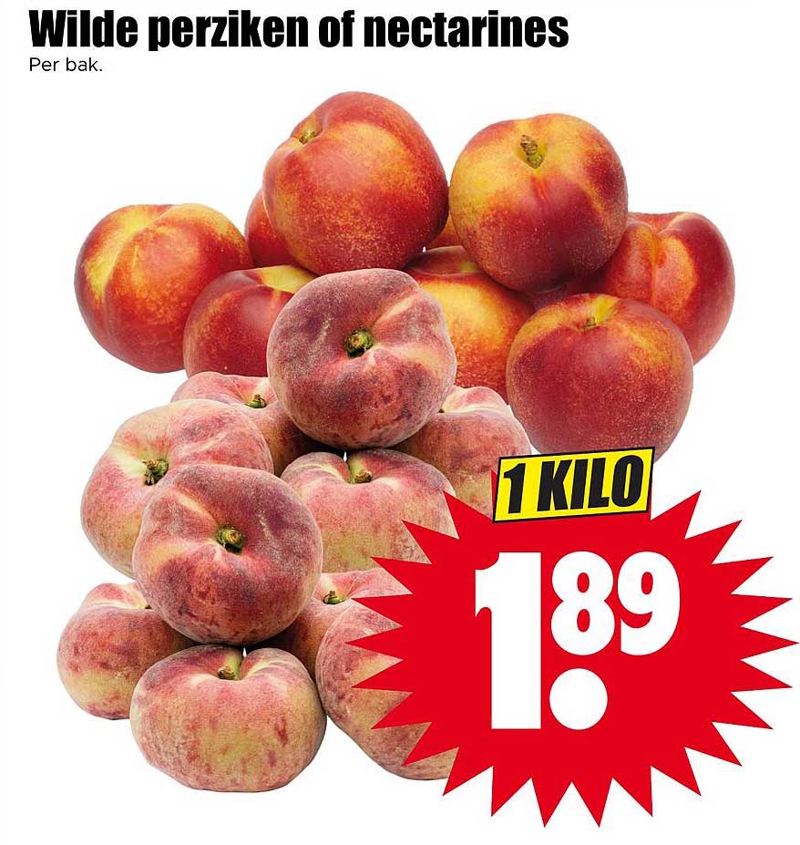 Wilde perziken of nectarines