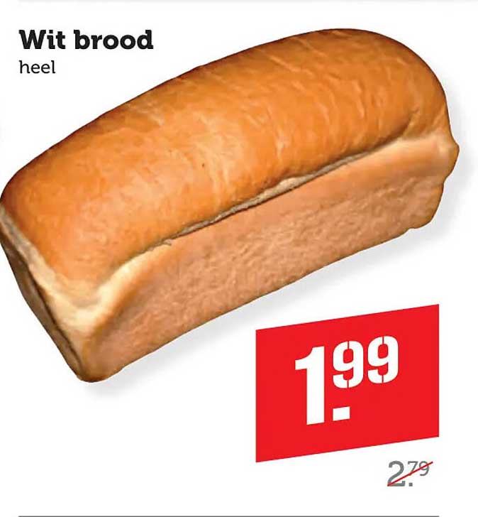 Wit brood heel
