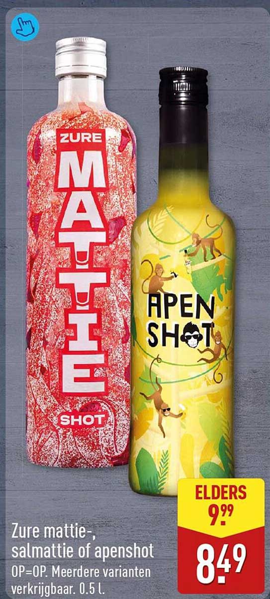 Zure mattie-, salmattie of apenshot