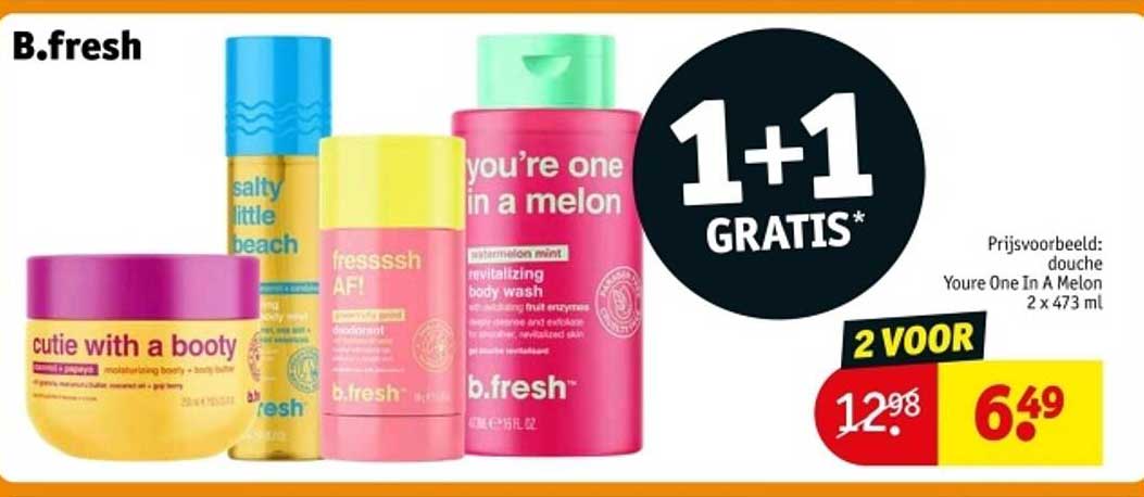 1+1 GRATIS* B.fresh