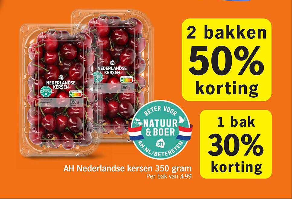 AH Nederlandse kersen 350 gram