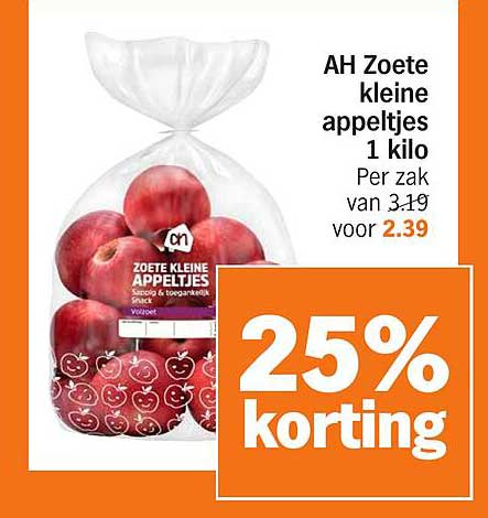 AH Zoete kleine appels 1 kilo