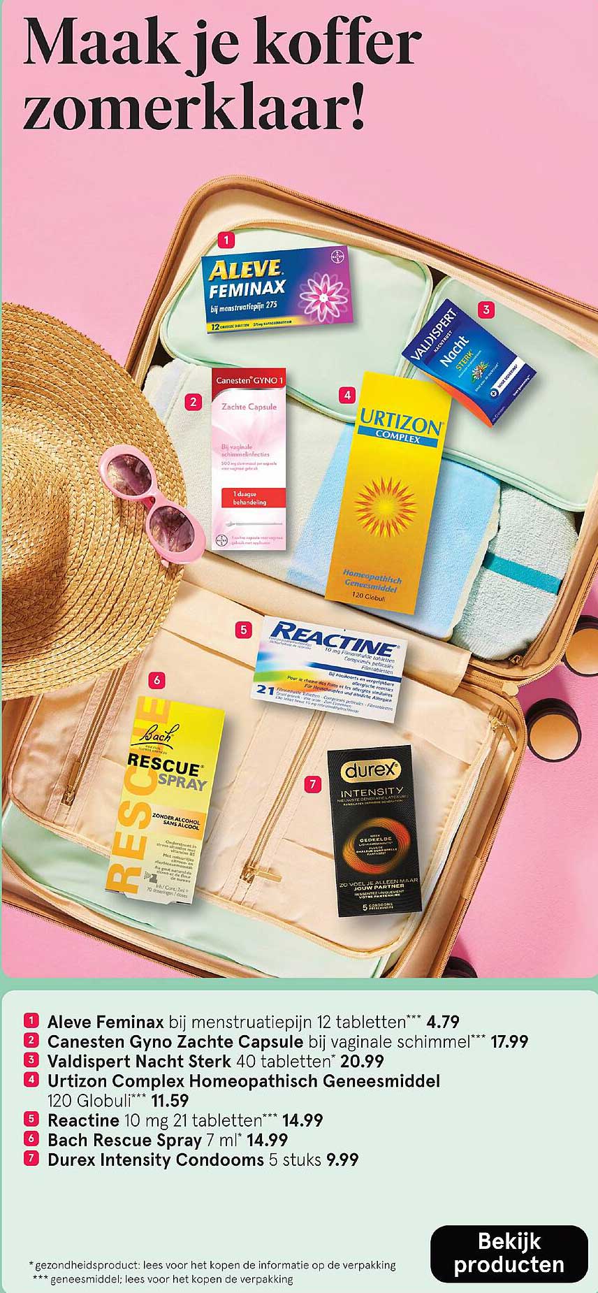 Aleve Feminax bij menstruatiepijn 12 tabletten