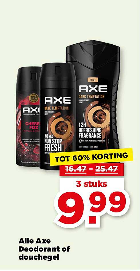 Alle Axe Deodorant of douchelgel