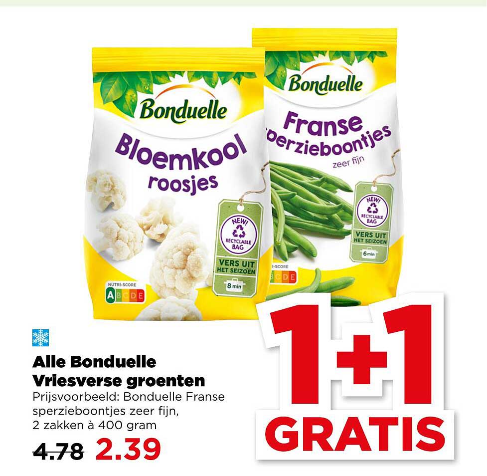 Alle Bonduelle Vriesverse groente