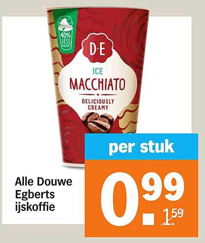 Alle Douwe Egberts ijskoffie