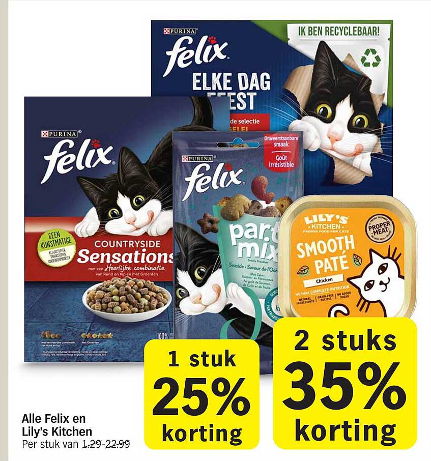 Alle Felix en Lily’s Kitchen
