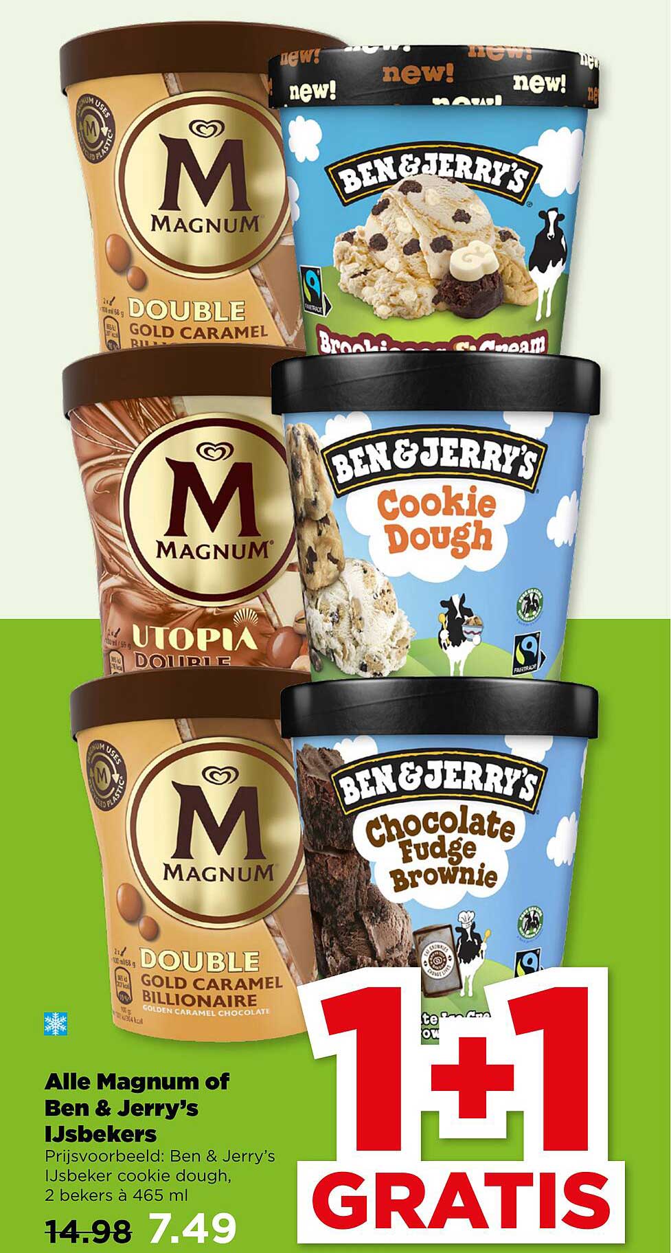 Alle Magnum of Ben & Jerry's IJsbekers