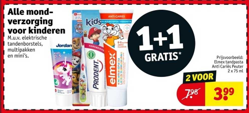 Alle mondverzorging voor kinderen