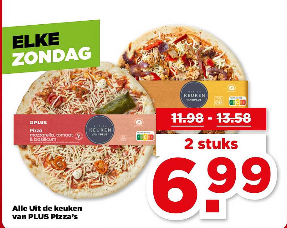 Alle Uit de keuken van PLUS Pizza’s