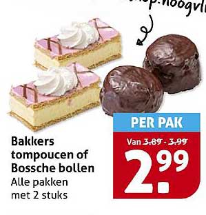 Bakkers tompoucen of Bossche bollen