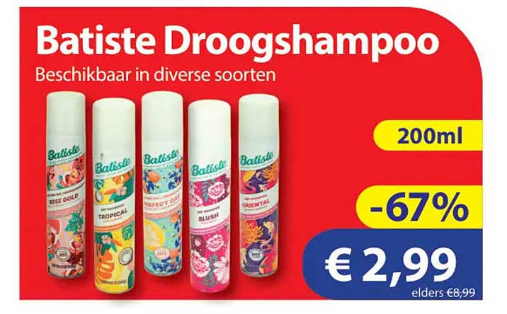 Batiste Droogshampoo